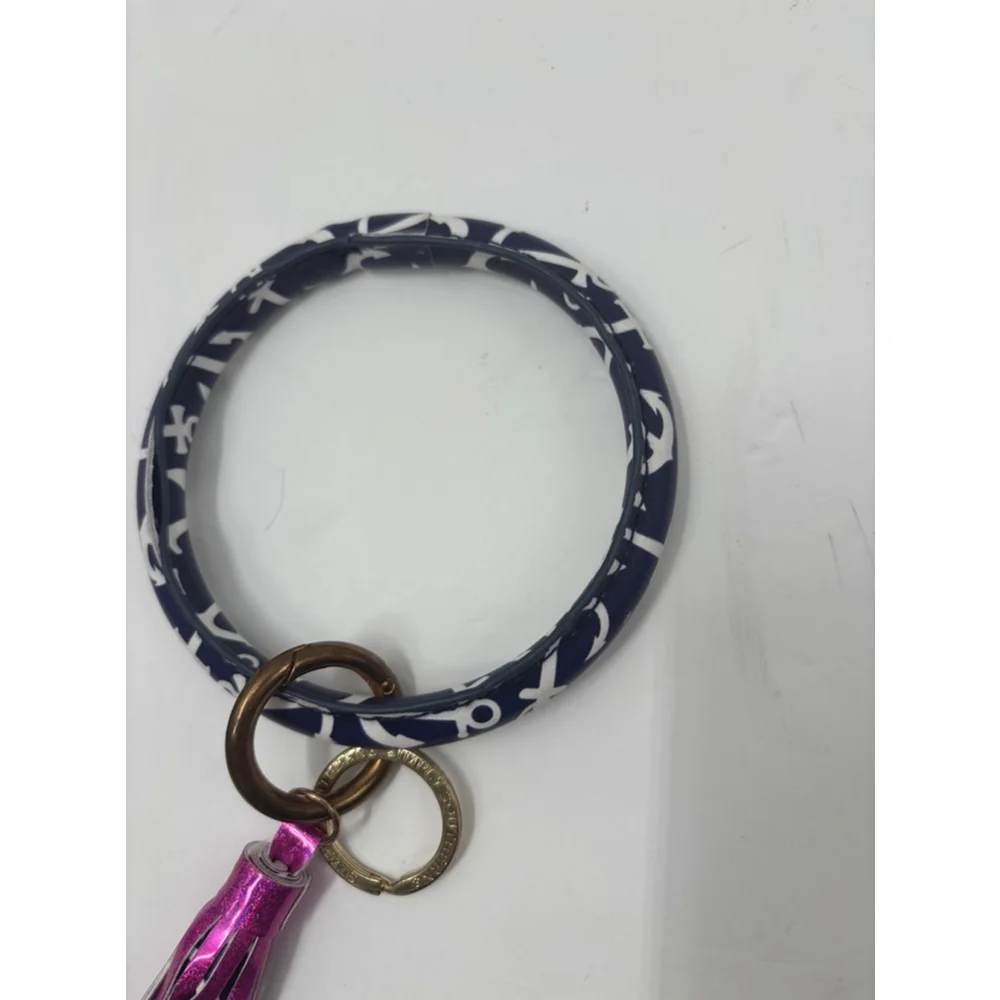 Women's Simply Southern bengal bracelet Key Chain One Size Blue